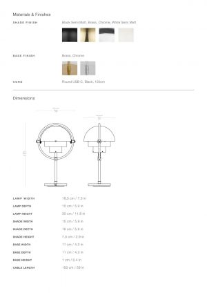 Product technical description details