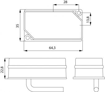 FLASHING LED LAMP 10-30V 33 DIFFERENT PATTERNS