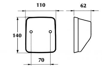 FRONT DIRECTION INDICATOR LAMP FOR MERCEDES JEEP