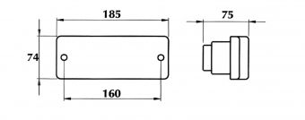 FRONT DIRECTION INDICATOR LAMP FITS 608 & 508 MERCEDES TRUCKS