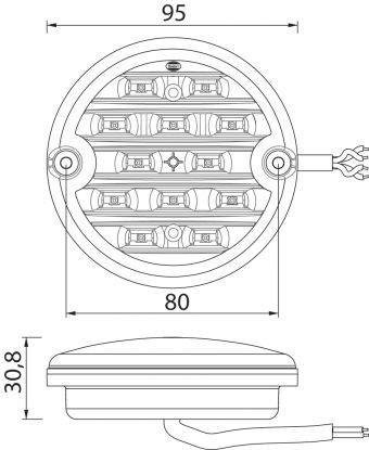 LED ΦΑΝΟΣ ΟΠΙΣΘΕΝ 9-33V