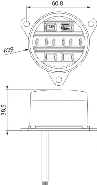 LED REVERSING LAMP 9-33V