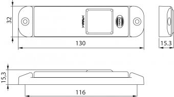 LED SIDE MARKER LAMP 9-33V