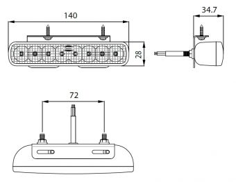 LED FLASHING LAMP